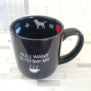 Black Large  Coffee Tea Pet Dog  Mug Strawberry  Street
